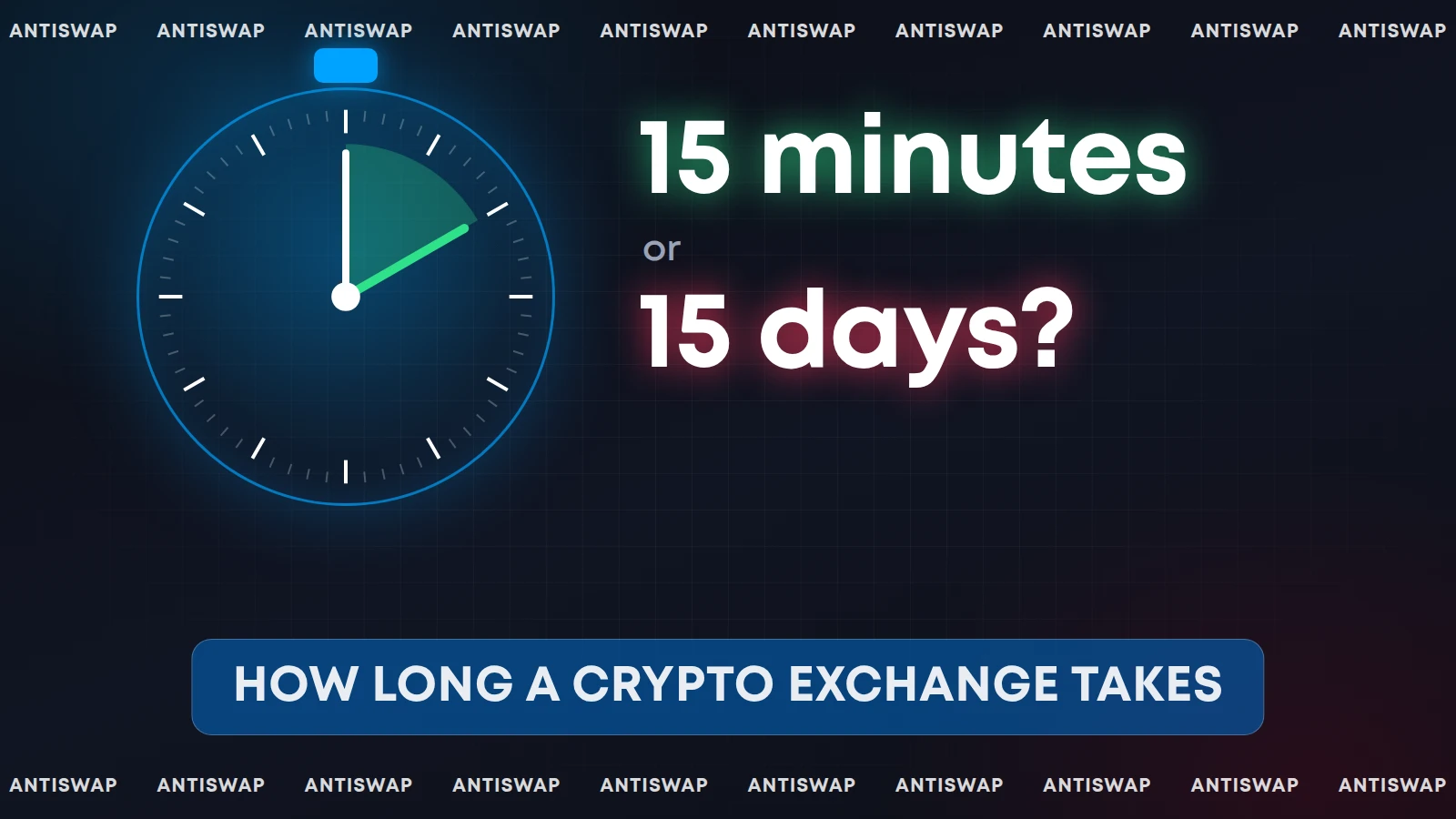 How long a crypto exchange takes